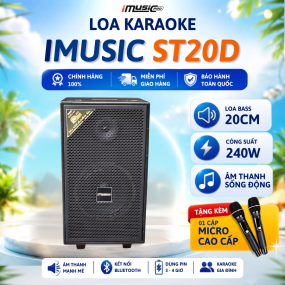 LOA KARAOKE DI ĐỘNG IMUSIC ST 20D