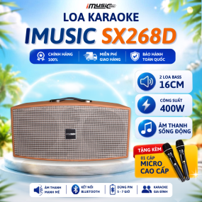 LOA XÁCH TAY IMUSIC SX 268D