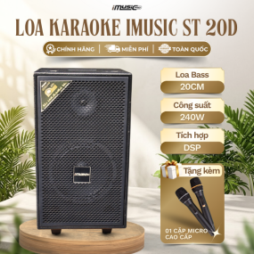 LOA KARAOKE DI ĐỘNG IMUSIC ST 20D