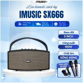 LOA KARAOKE XÁCH TAY IMUSIC SX 666