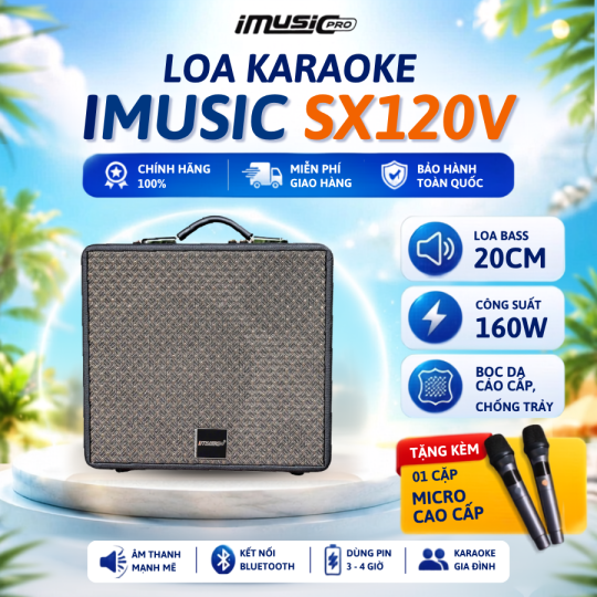 LOA XÁCH TAY IMUSIC SX 120V